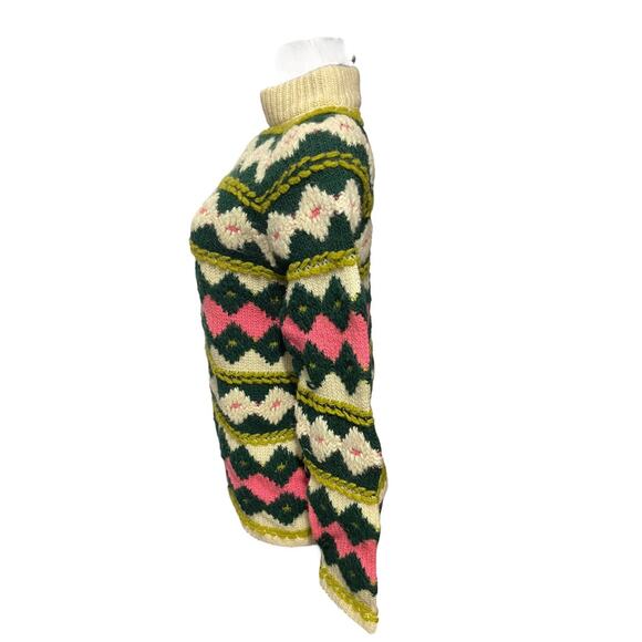 Jack Winter Womens Vintage 1960s Pullover Sweater Retro Mod - Picture 8 of 11